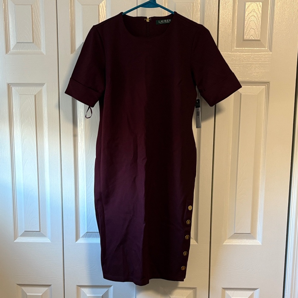 Lauren Ralph Lauren Women's Petite Midi Dress